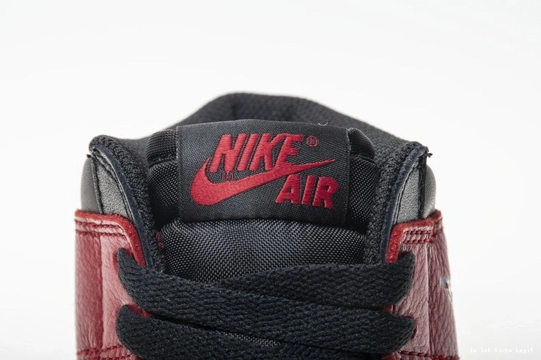 555088-610 Bred Jordan Retro Toe 1 High Air OG 0407